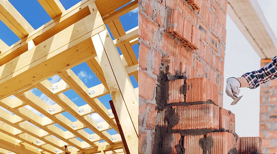 por&oacute;wnanie technologii budowy domu murowany vs szkieletowy