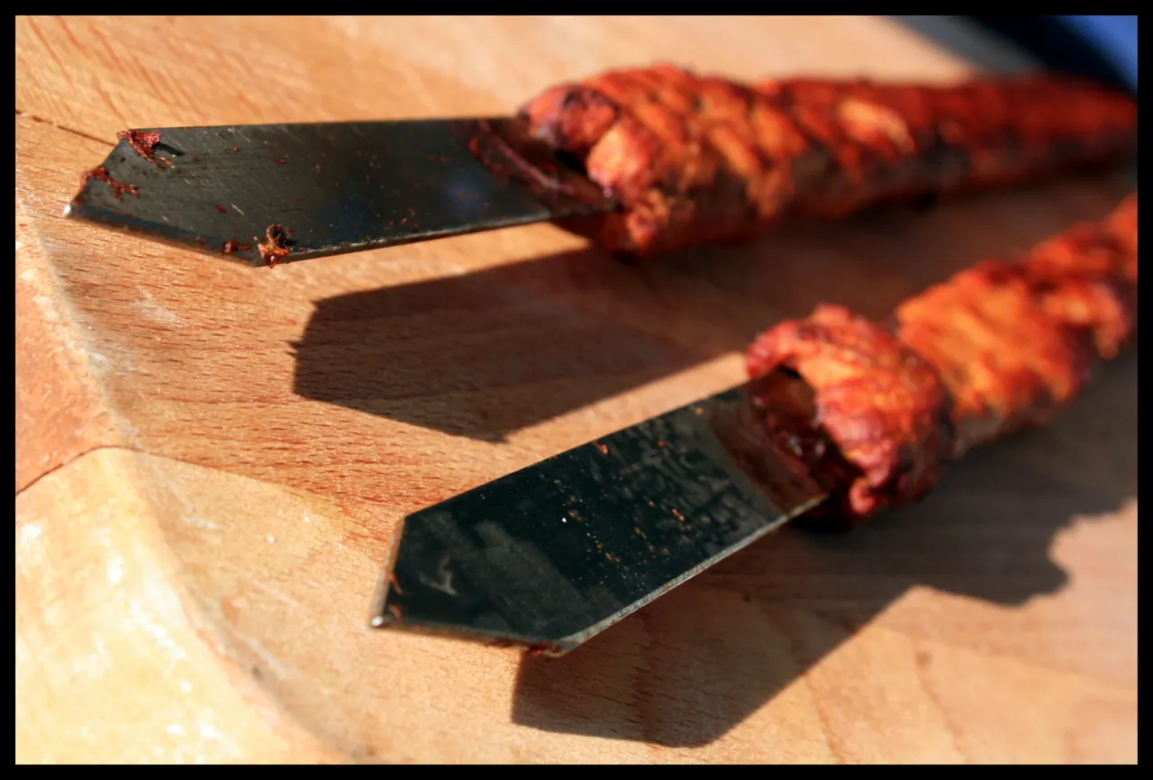 przekr&oacute;j kebaba na szpadzie