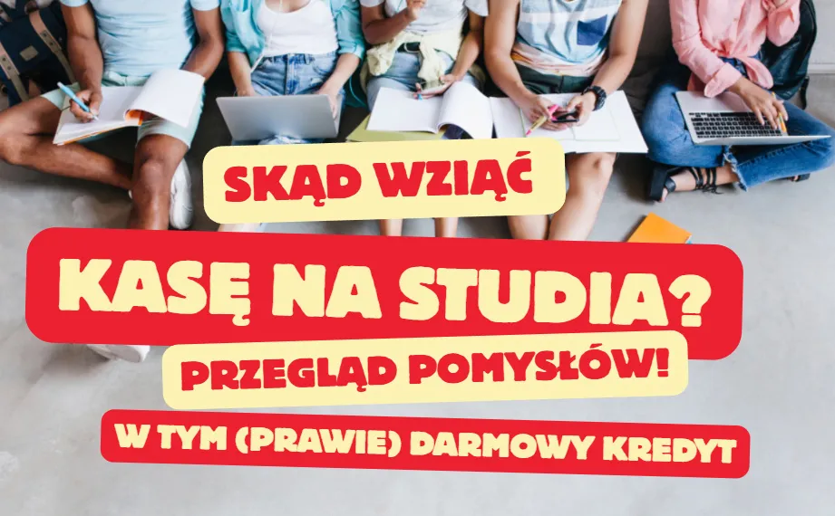 Student na uczelni myśli o finansach