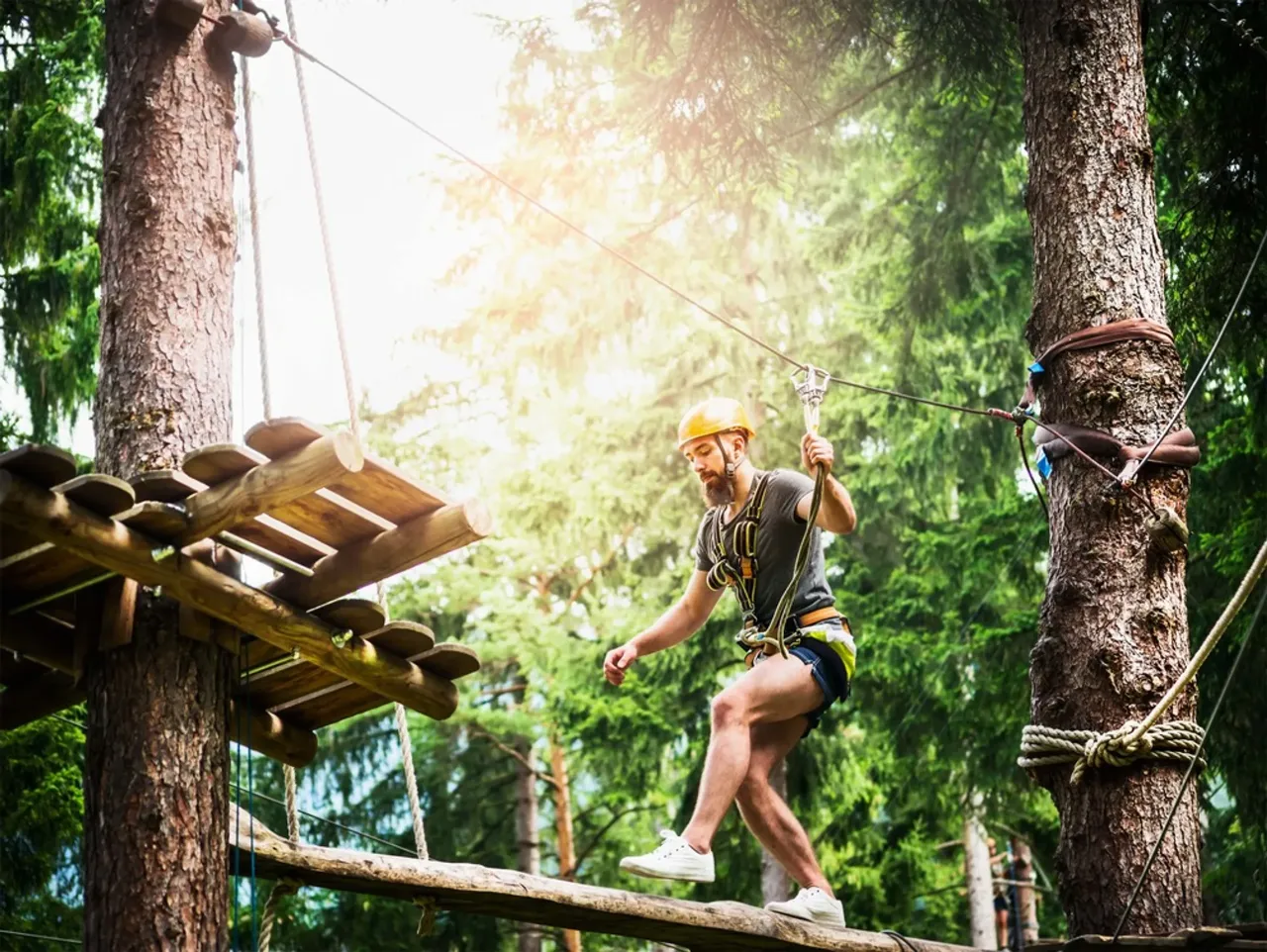 multiSport ścianka wspinaczkowa park linowy