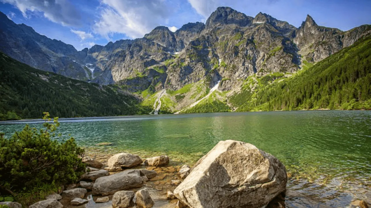Morskie Oko szlak widok