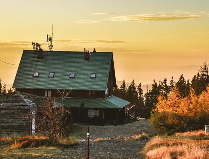 Schronisko PTTK Skrzyczne widoki