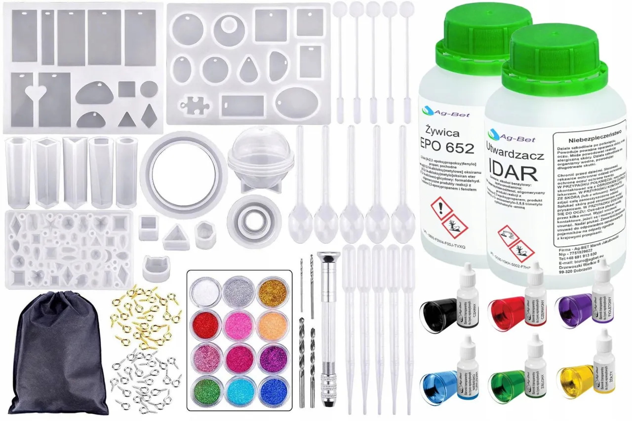 materiały do biżuterii z żywicy epoksydowej
