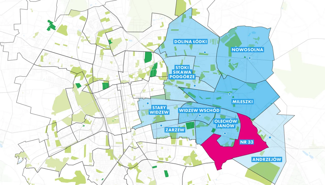 Mapa Polski osiedla Żniw lokalizacje