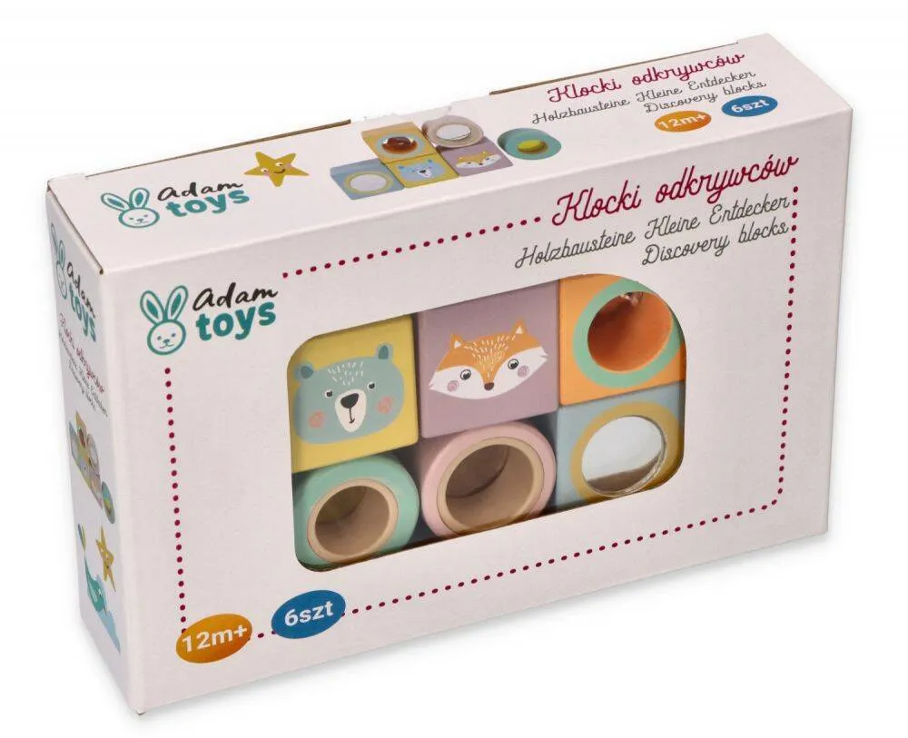 Drewniane zabawki sensoryczne dla niemowląt i małych dzieci