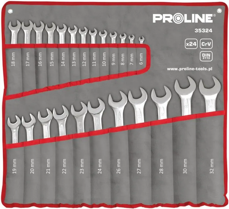 zestaw kluczy płasko-oczkowych rozmiary