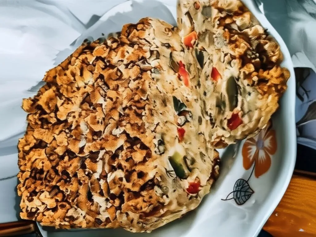 wegetariańska pieczeń z soczewicy z warzywami