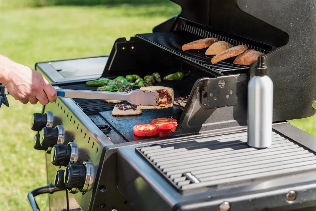 Grillowany ser halloumi na ruszcie