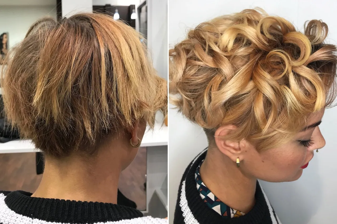 Steckfrisuren kurze Haare Trend