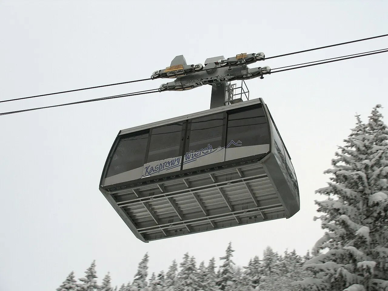 Kolejka linowa Kasprowy Wierch transport towar&oacute;w