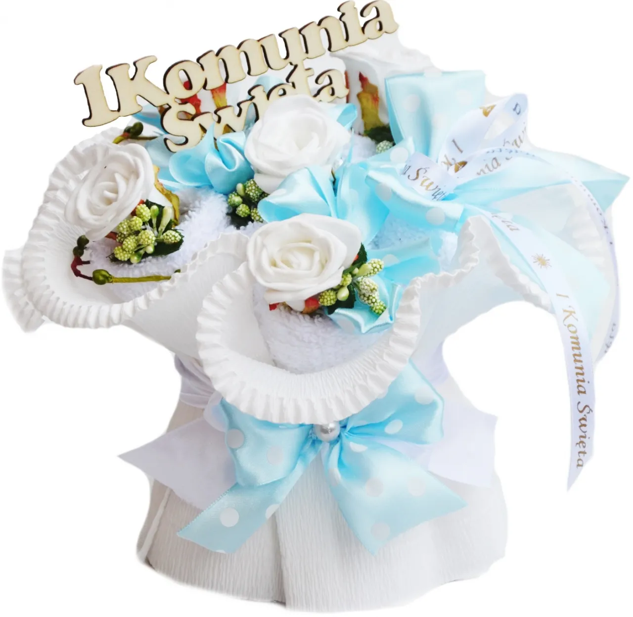 Kwiaty na Komunię dla chłopca