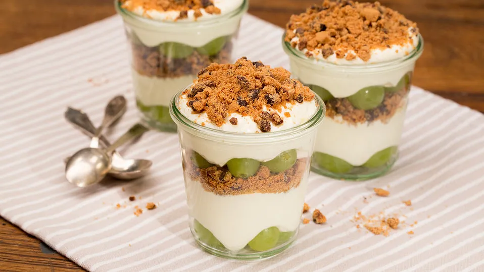 H&auml;ufige Fehler Trauben Keks Dessert