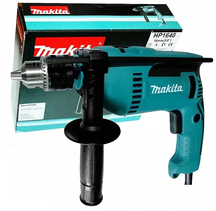 Wiertarki udarowe Makita HP1630 i HP1640 obok siebie porównanie