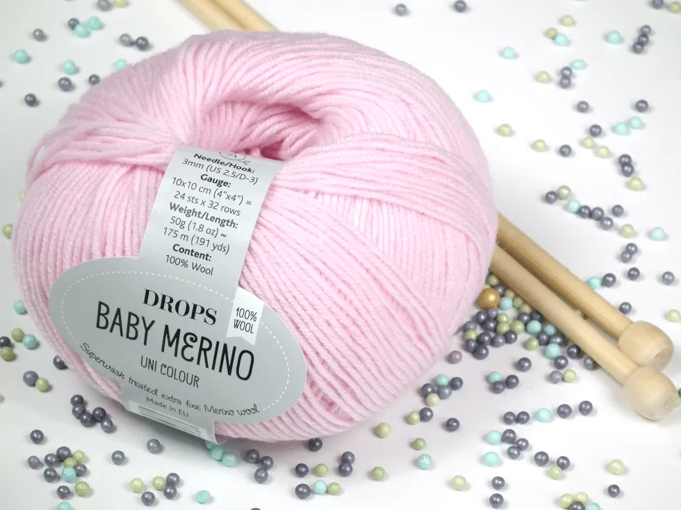 wł&oacute;czka merino dla niemowląt, druty na żyłce, markery dziewiarskie