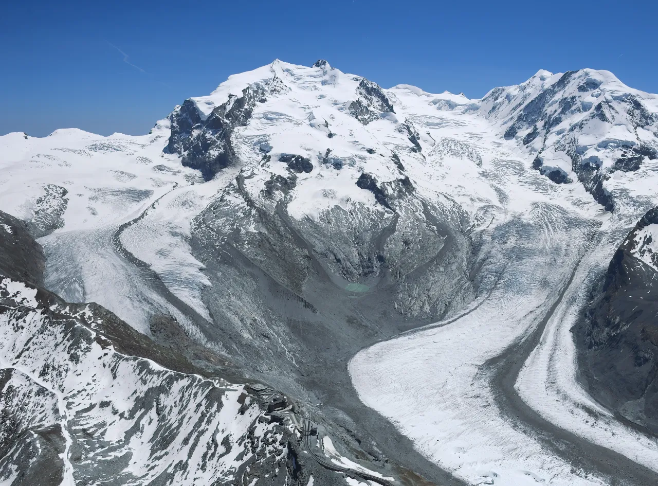 Monte Rosa Massiv Übersicht