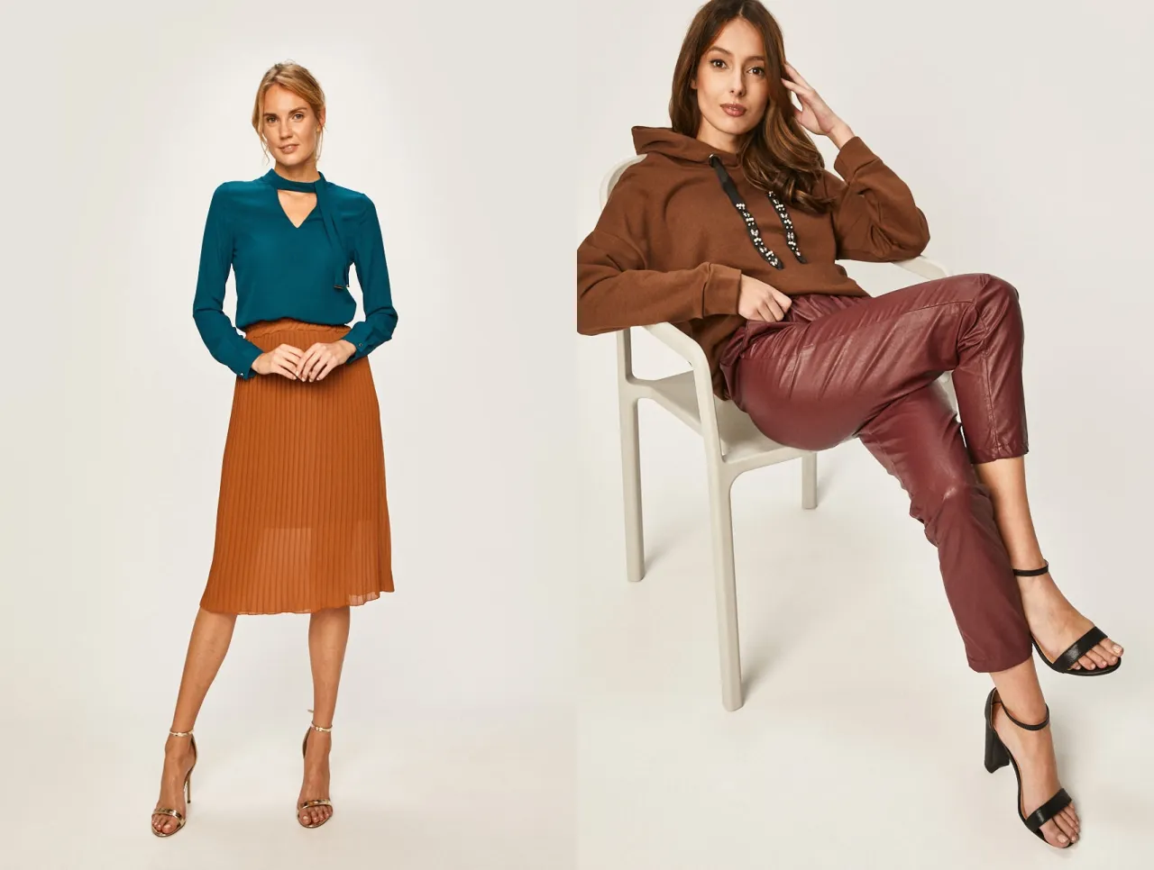 kolory ubrań dla śniadej cery stylizacje