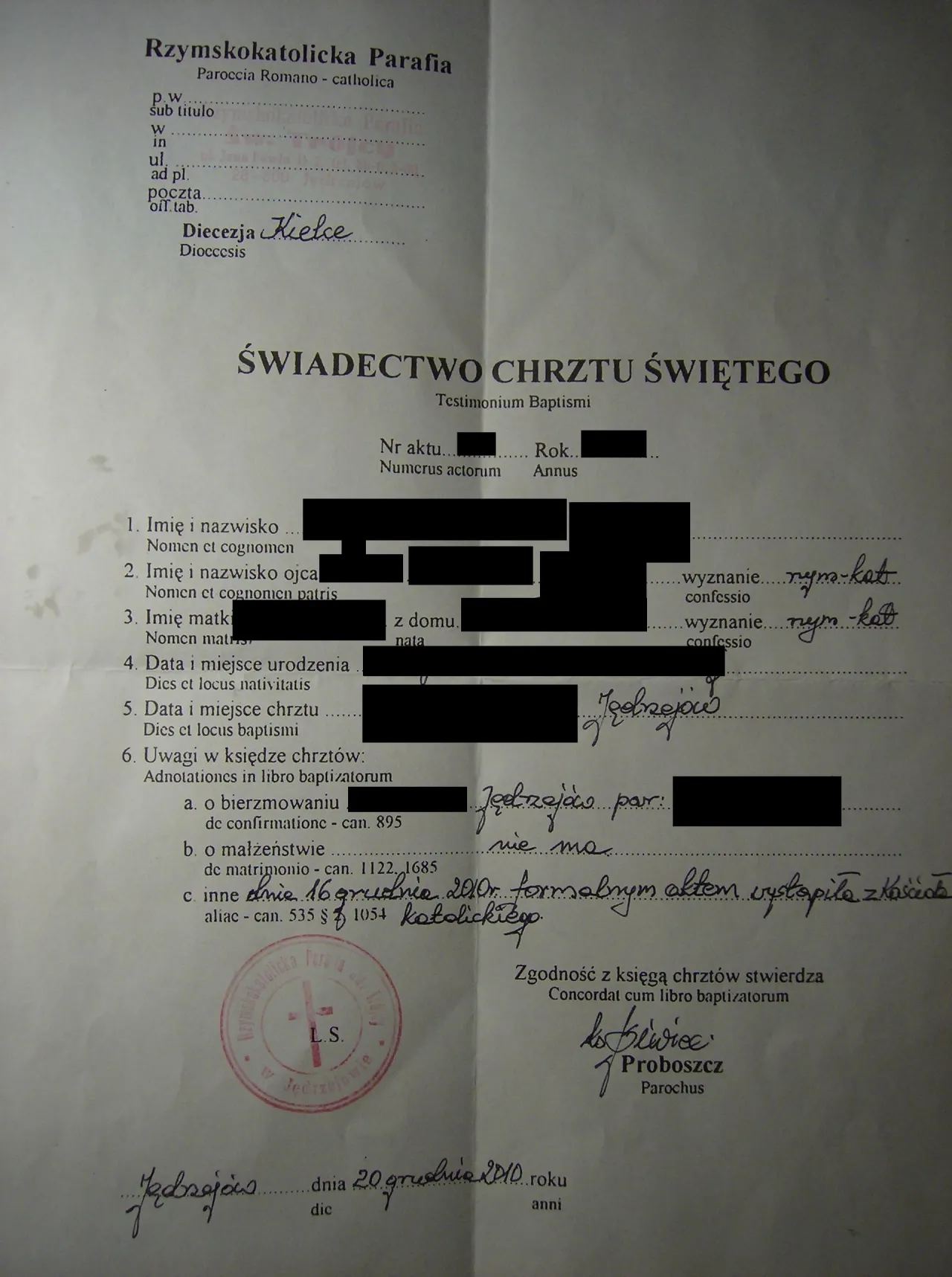 Zdjęcie Jak łatwo uzyskać odpis aktu chrztu - koszty i wymagania krok po kroku