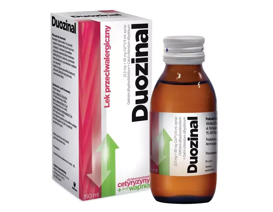 leki na alergię dla dzieci syropy