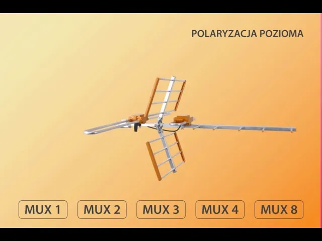 Polaryzacja anteny pozioma pionowa