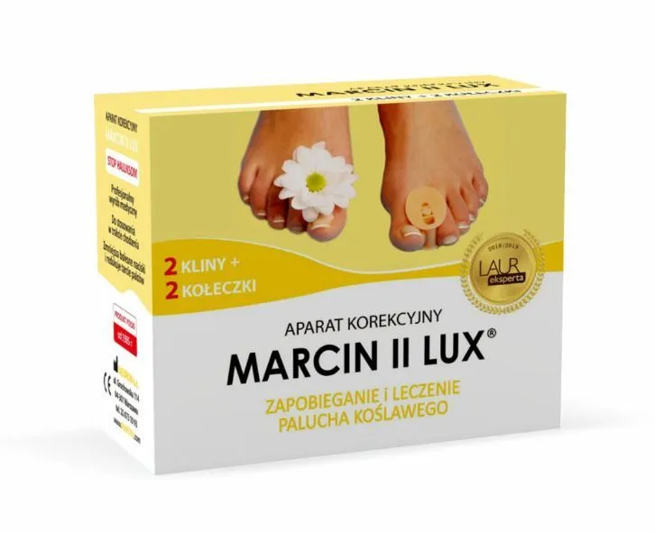 Aparaty korekcyjne na haluksy separatory palców