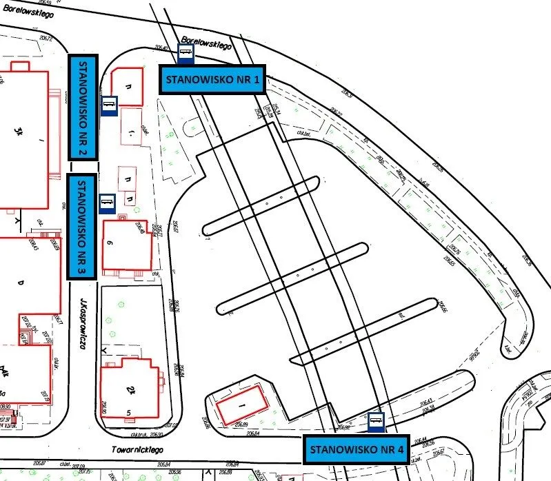 Dworzec Lokalny Rzeszów Towarnickiego 7 mapa