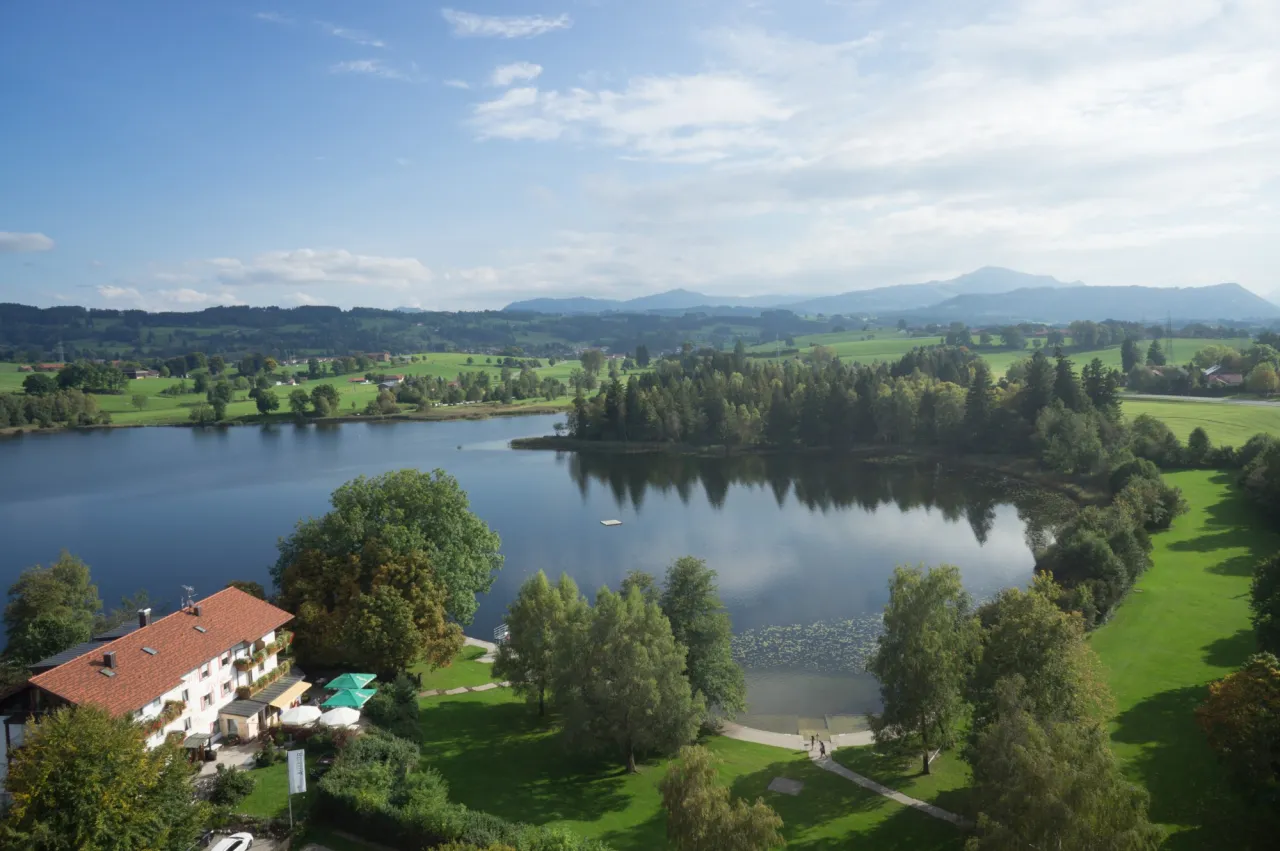 Pension Seebad Sulzberg Doppelzimmer Seeblick