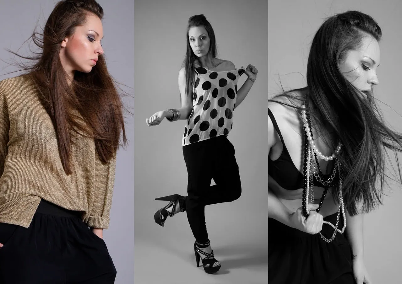 Modelka na sesji zdjęciowej, modelka na wybiegu