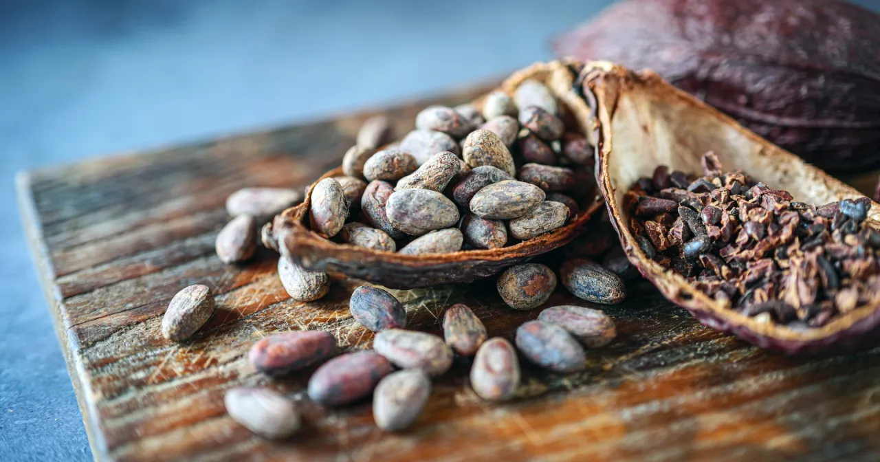 Senior pije kakao, szczęśliwy, zdrowe serce