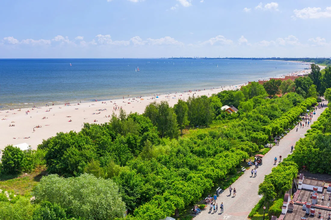 Sopocka plaża i Park P&oacute;łnocny
