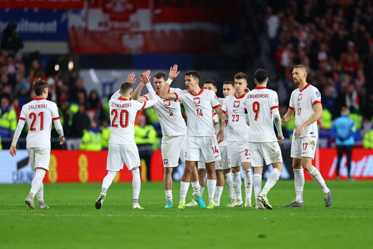 Polska reprezentacja piłki nożnej na boisku