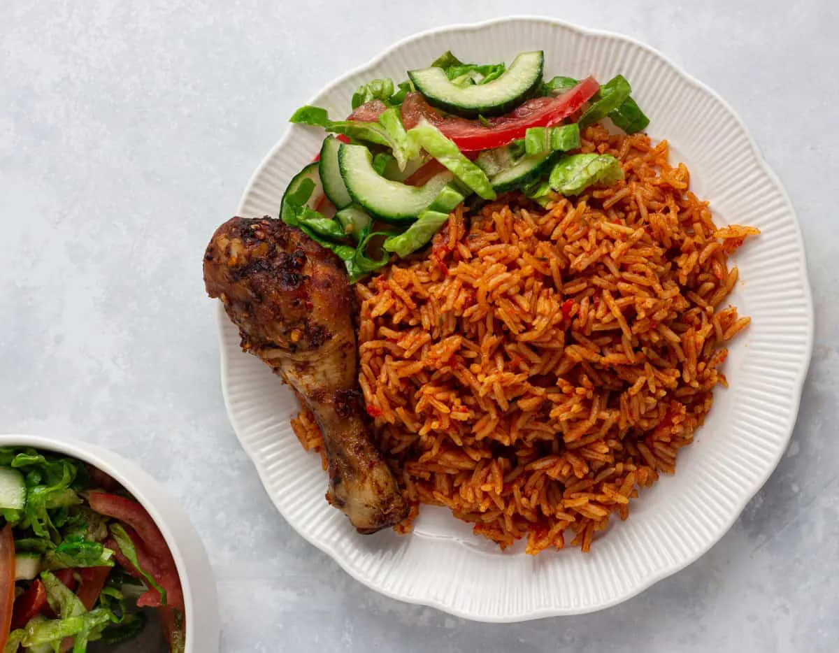 Jollof rice Nigeria Ghana