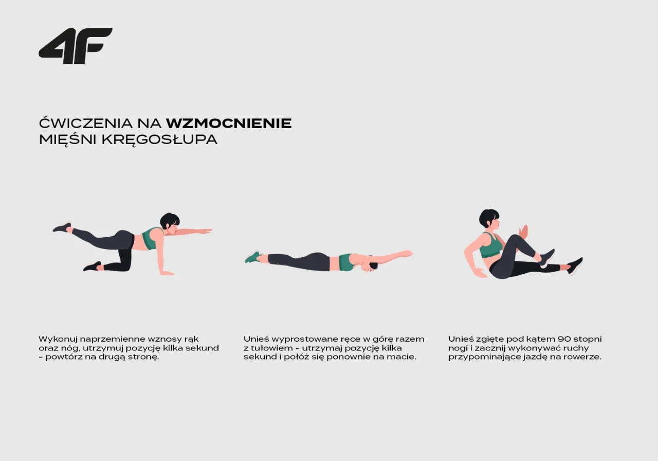 ćwiczenia wzmacniające kręgosłup