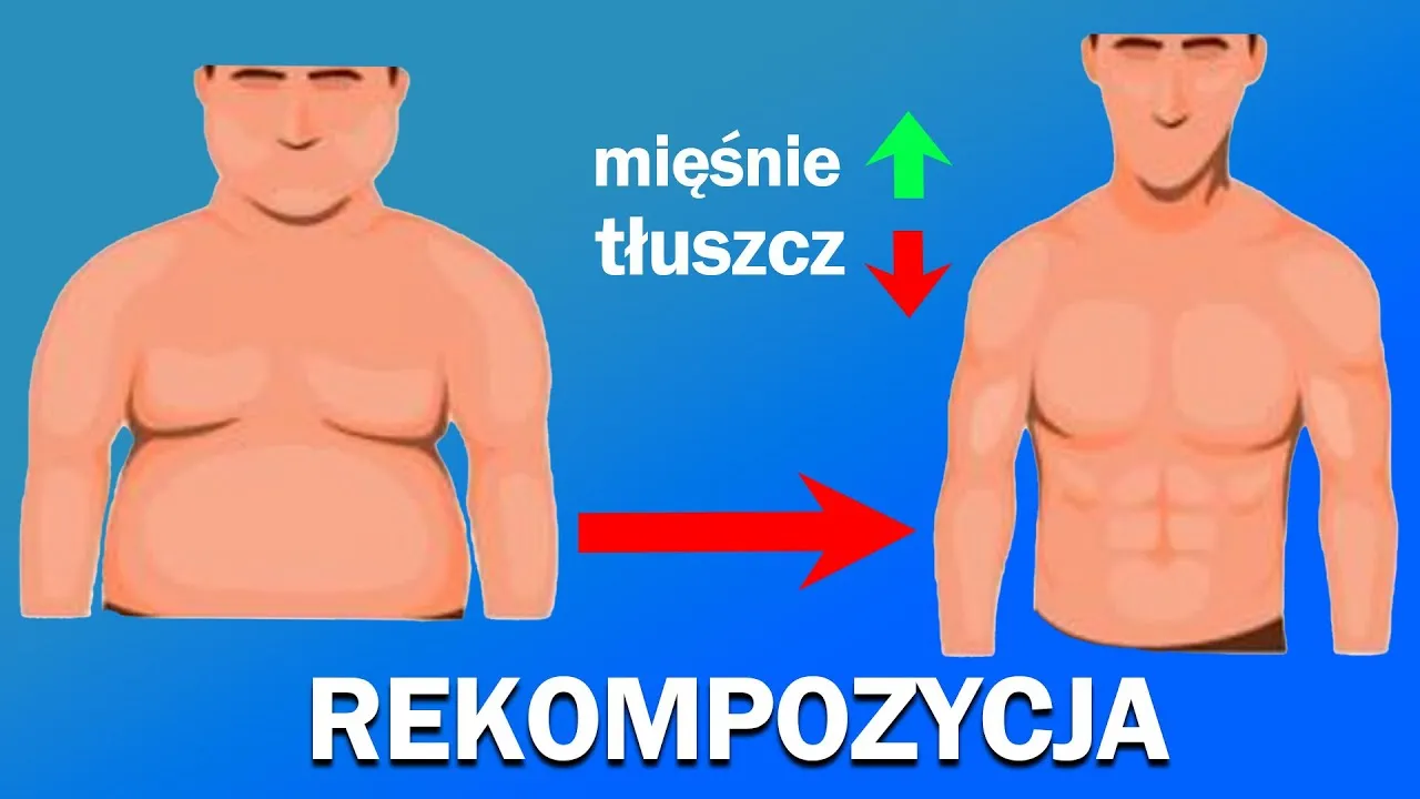 męska sylwetka V-kształtna