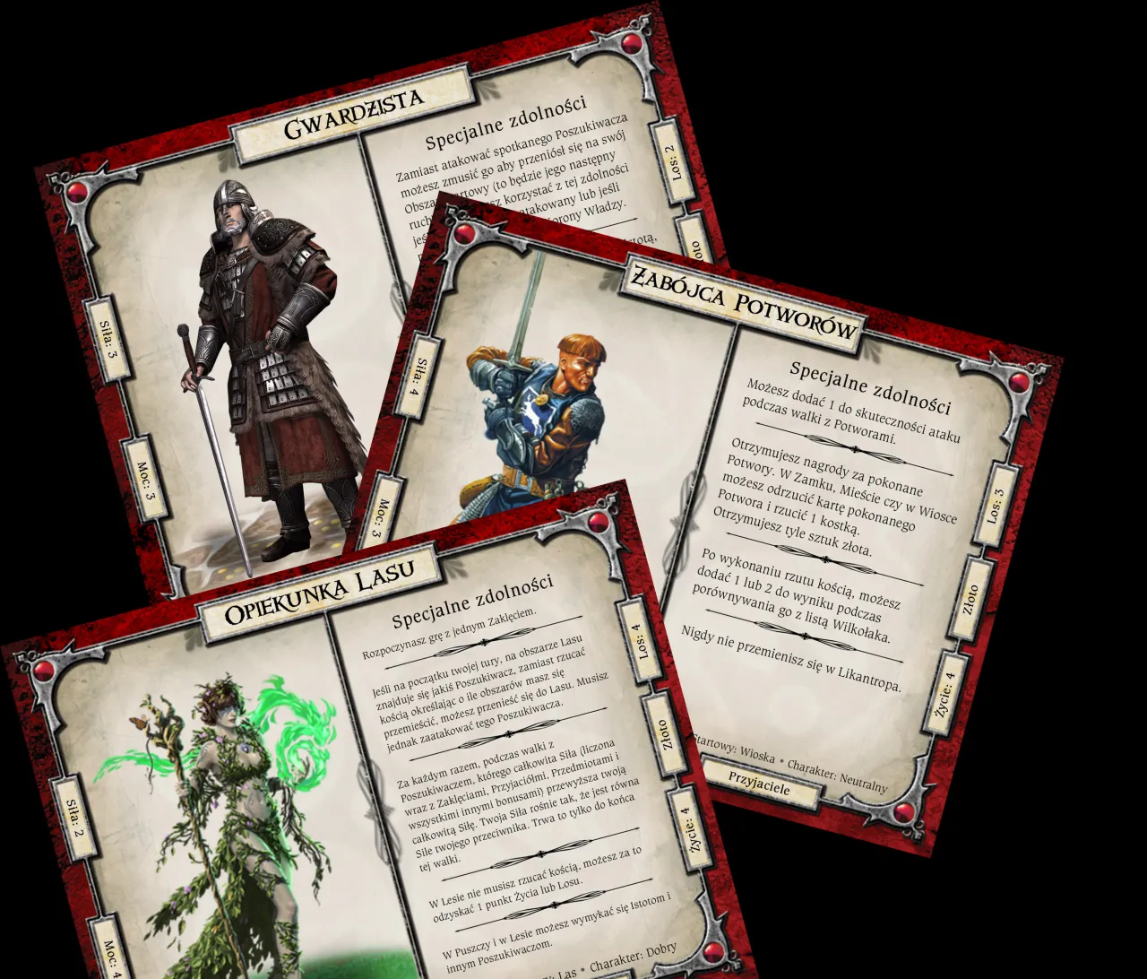 Talisman Magia i Miecz postacie dodatki