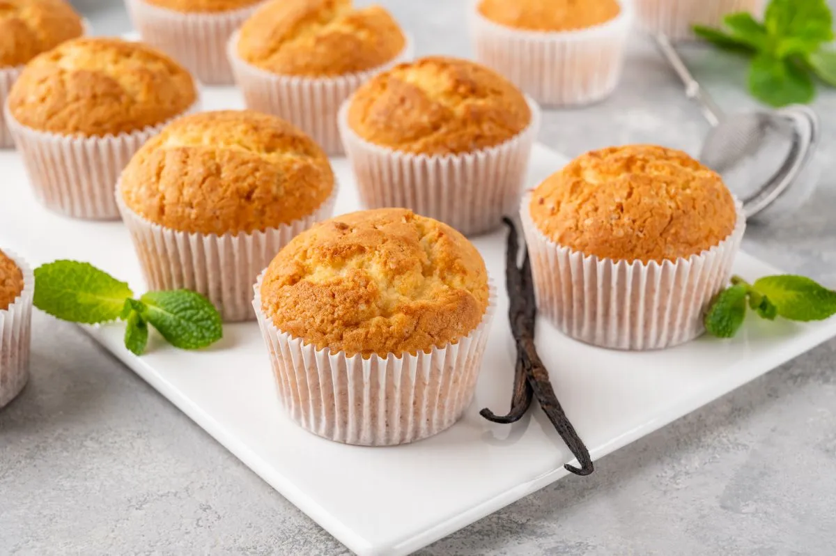 składniki na babeczki temperatura pokojowa