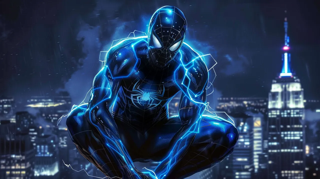 Zdjęcie Niebieski Spiderman: Skąd wziął się ten wariant superbohatera?
