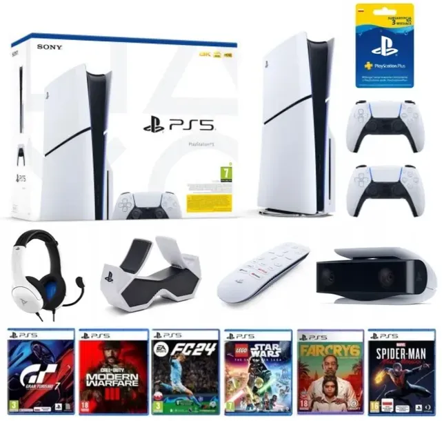 PlayStation 5 akcesoria gry abonament