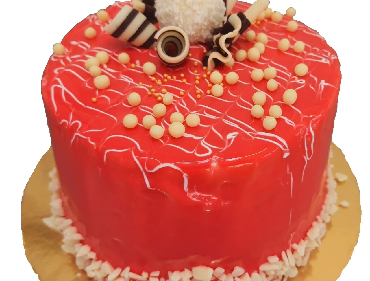 Tort na imprezę, goście jedzą tort, idealna waga tortu