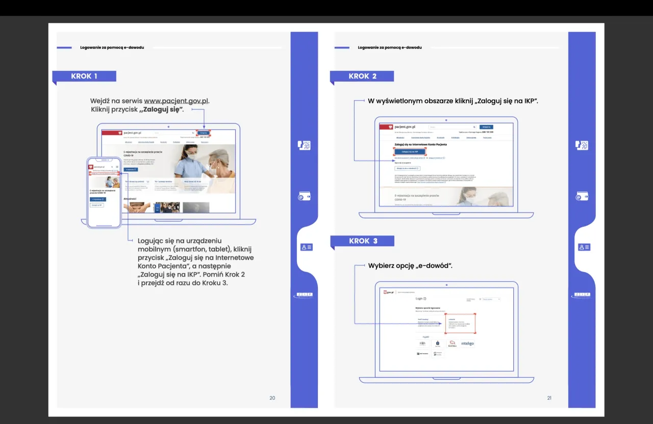 Jak sprawdzić wyniki badań? Krok 1: Wejdź na pacjent.gov.pl i kliknij 