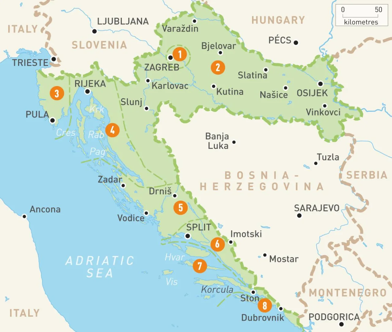 Zdjęcie Chorwacja ile wysp? Odkryj liczbę wysp i ich tajemnice