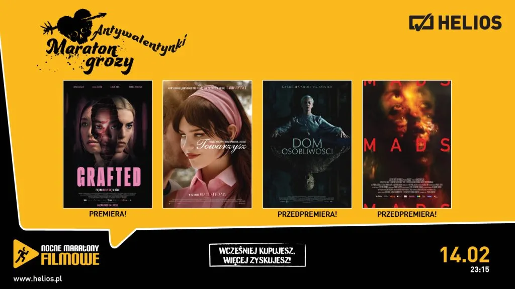 Zdjęcie Co w kinie Helios: najlepsze filmy na Walentynki i więcej