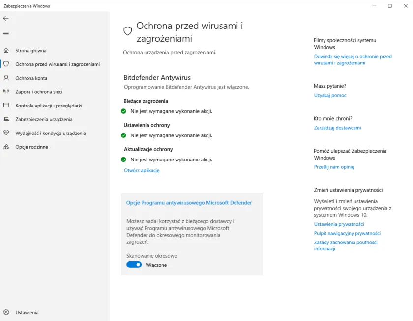 Zdjęcie Czy Windows Defender może działać z innym antywirusem bez problemów?