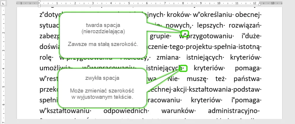 Zdjęcie Jak zrobić twardą spację w Wordzie i uniknąć problemów z formatowaniem