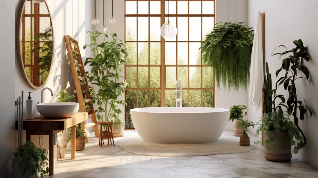 Łazienka biało drewniana: Nowoczesny i przytulny design