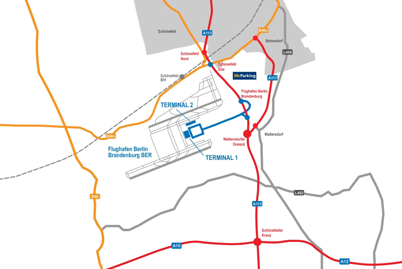 Zdjęcie Jak dojechać na lotnisko Berlin Brandenburg i uniknąć problemów z transportem