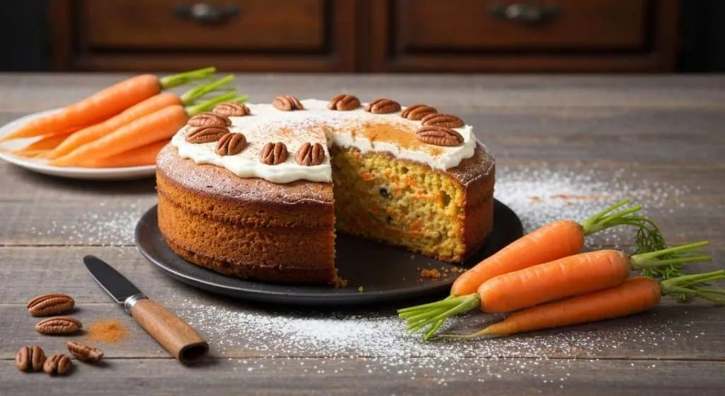 Zdjęcie Ingrédients Carrot Cake : le secret d'un gâteau moelleux et parfait