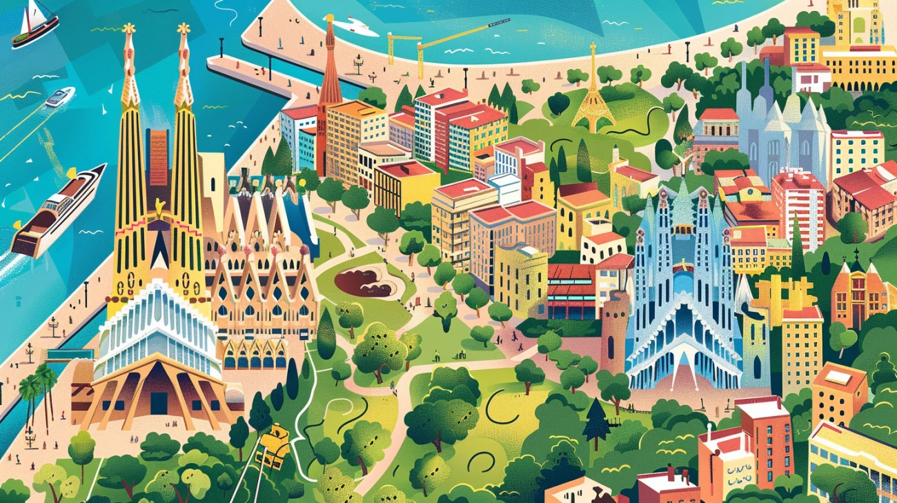 Zdjęcie Barcelona: Mapa atrakcji na twój następny wyjazd do Hiszpanii