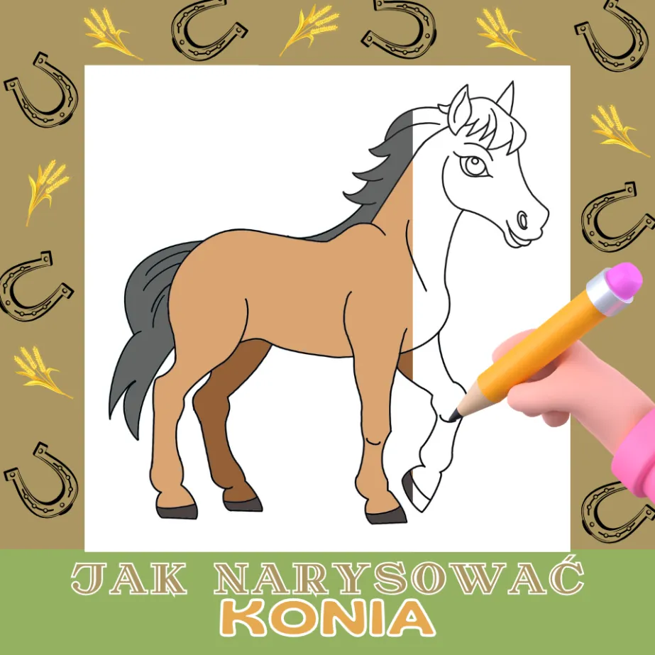 Zdjęcie Jak narysować konia w galopie - proste kroki do realistycznego rysunku