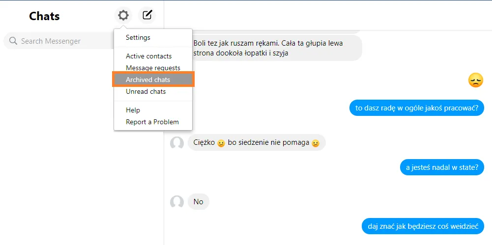 Zdjęcie Jak odzyskać zdjęcia z messengera: jak przywrócić usunięte konwersacje?