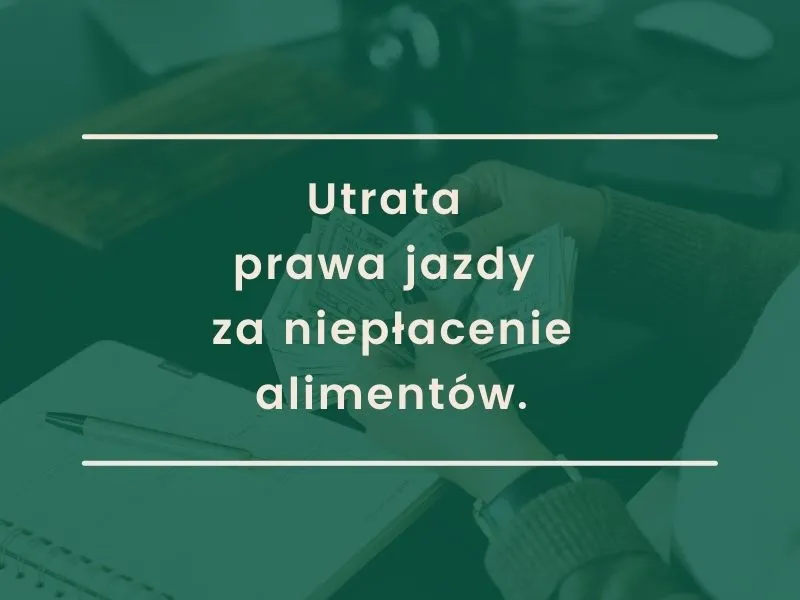 Zdjęcie Czy mogą zabrać prawo jazdy za alimenty? Sprawdź, co grozi dłużnikom